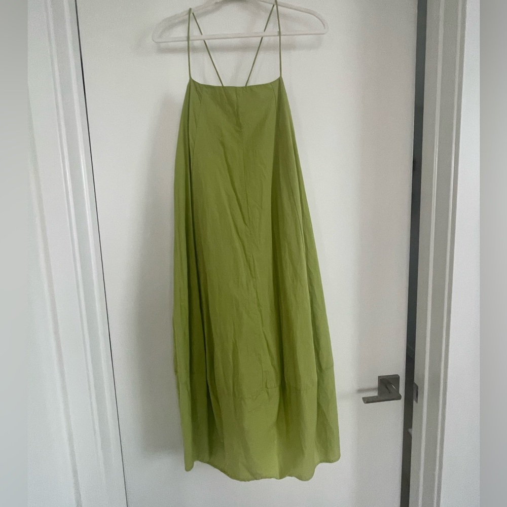 Free People Light Green Midi Dress